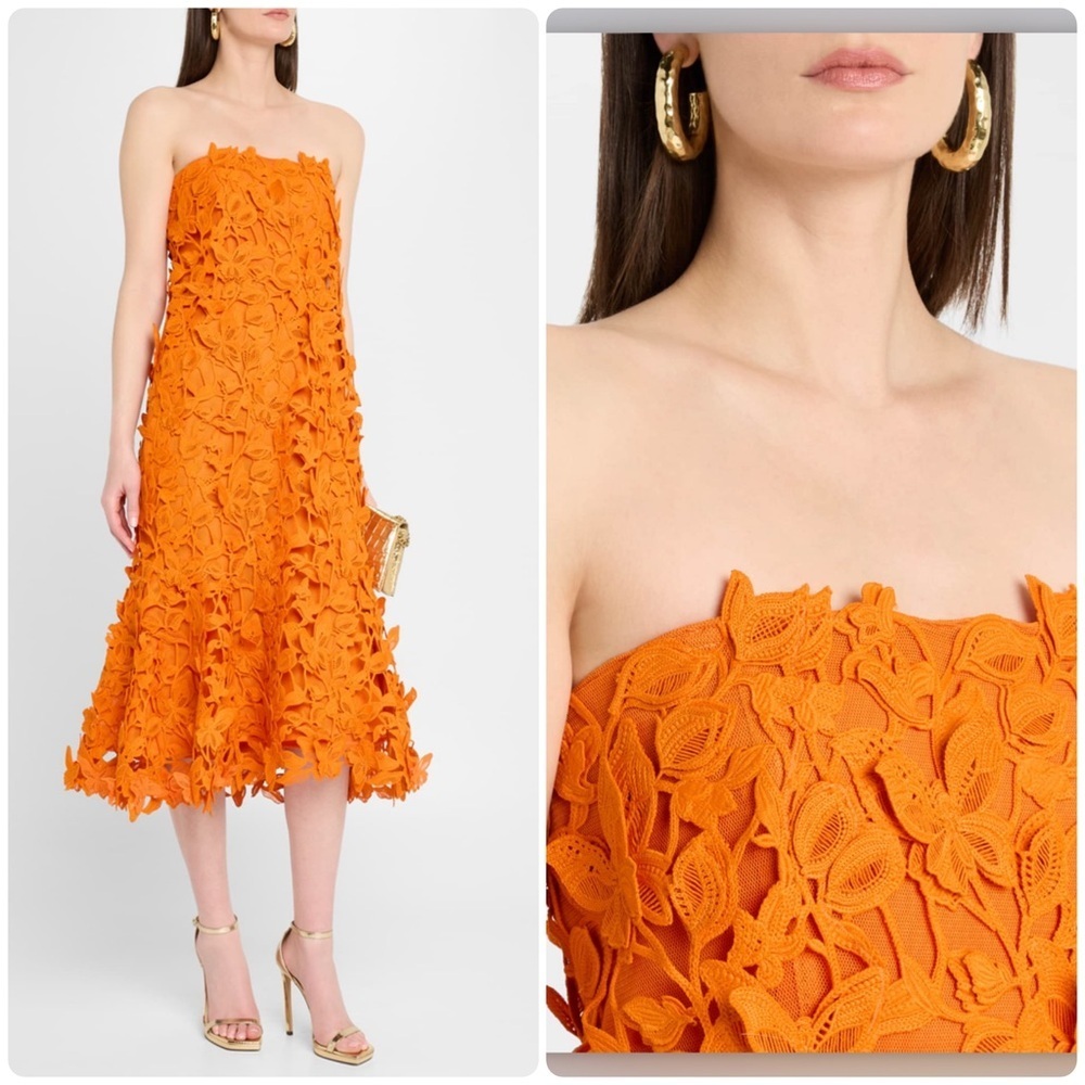 New Simkhai Fleurella Butterfly Appliqu Dress